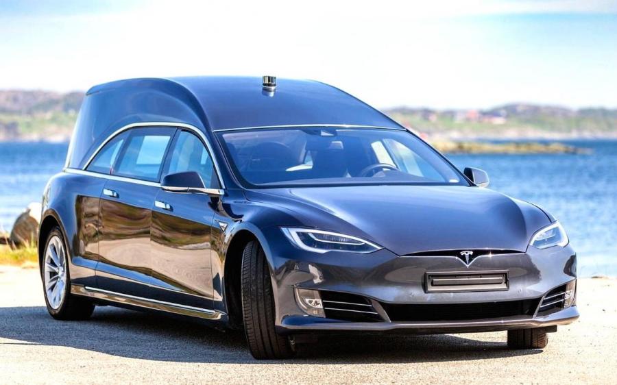 Tesla Model S 75D Begravelsesbil (NO) '2018